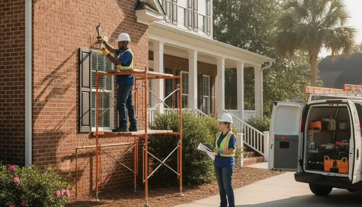 Emergency plumber truck in Charleston, SC for plumbing repair service