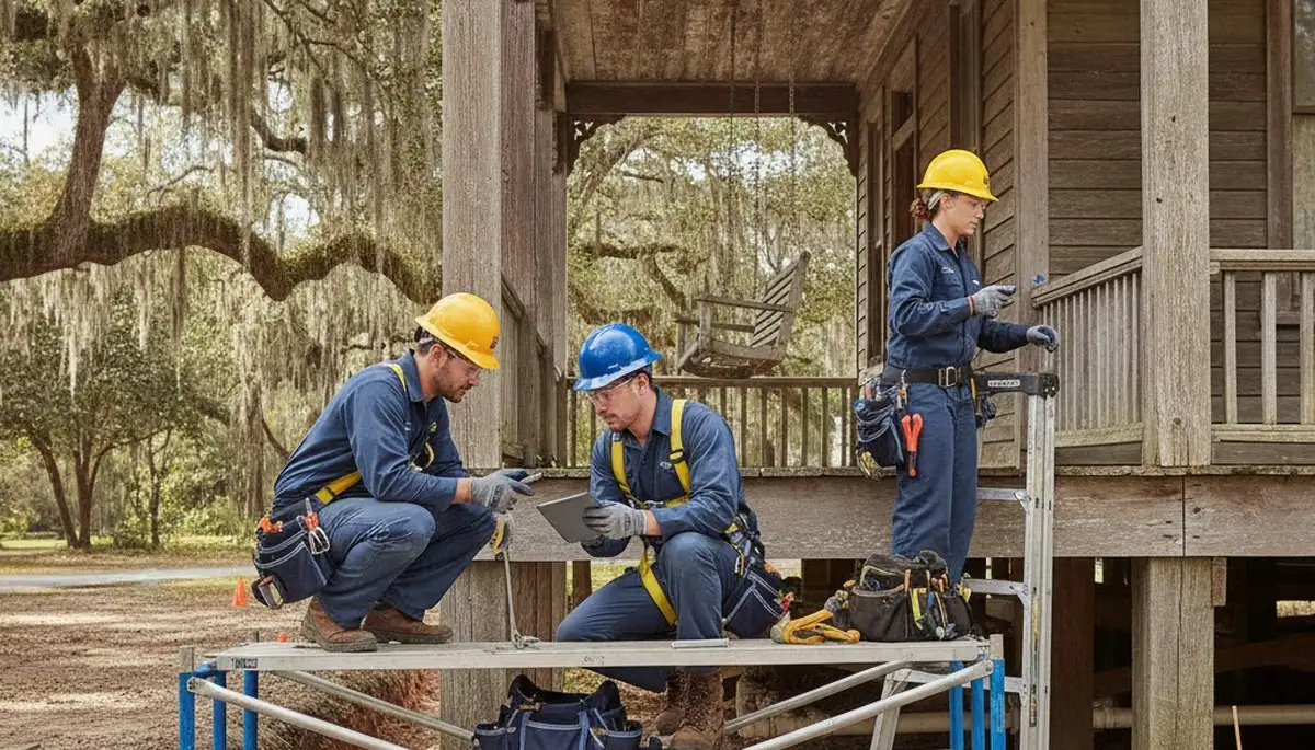 Emergency plumber repairing a pipe in Charleston, SC for fast plumbing service
