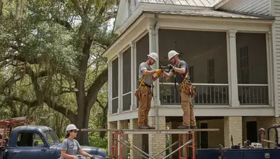 Emergency plumber repairing a leak in Charleston, SC for residential plumbing service