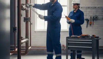 Charleston, SC plumber repairing a plumbing leak for a home service call