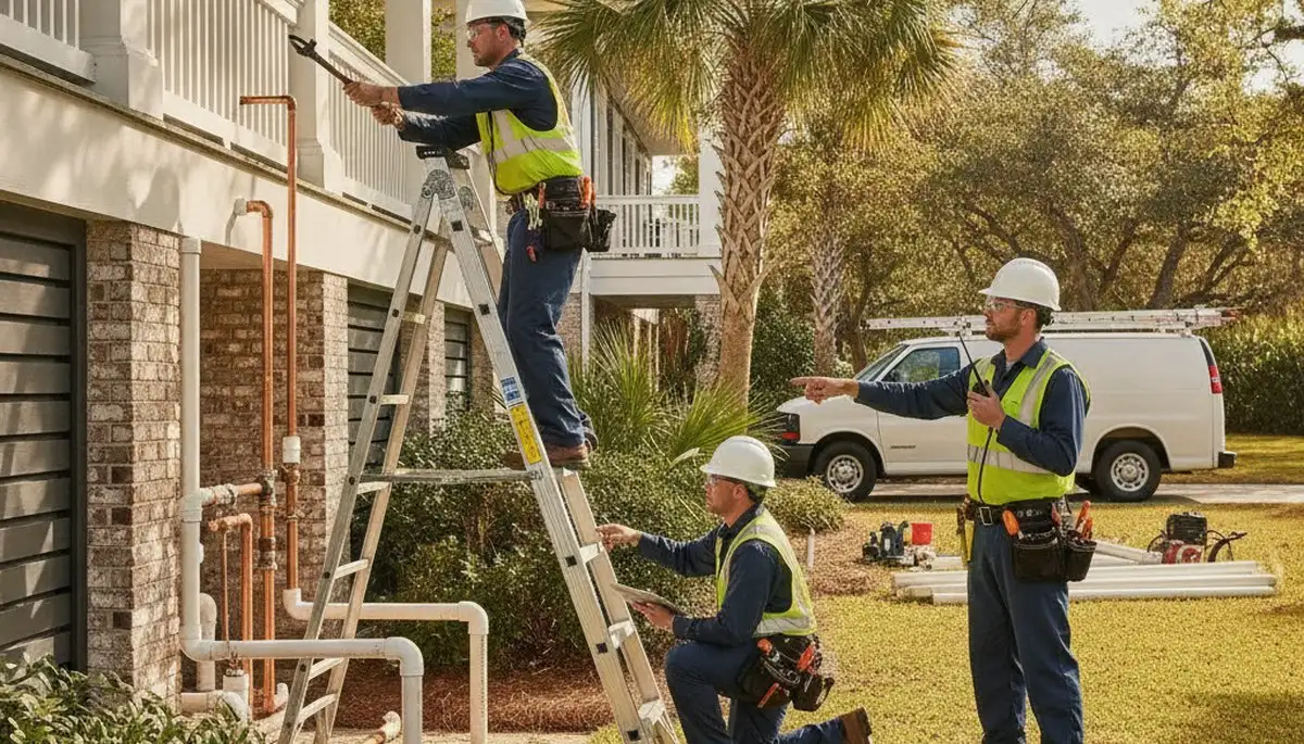 Charleston, SC emergency plumbing repair service for burst pipes and drain fixes