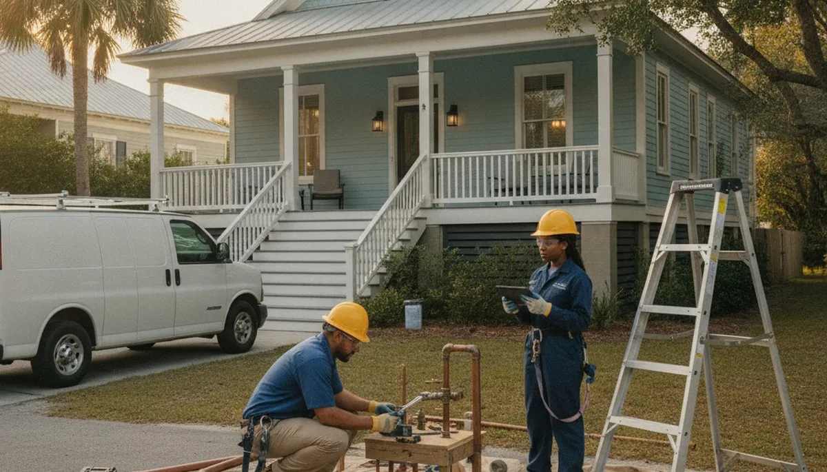 Charleston, SC plumber providing emergency plumbing repair services for homes and businesses