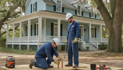 Charleston, SC plumbing repair team providing emergency leak and pipe repair services