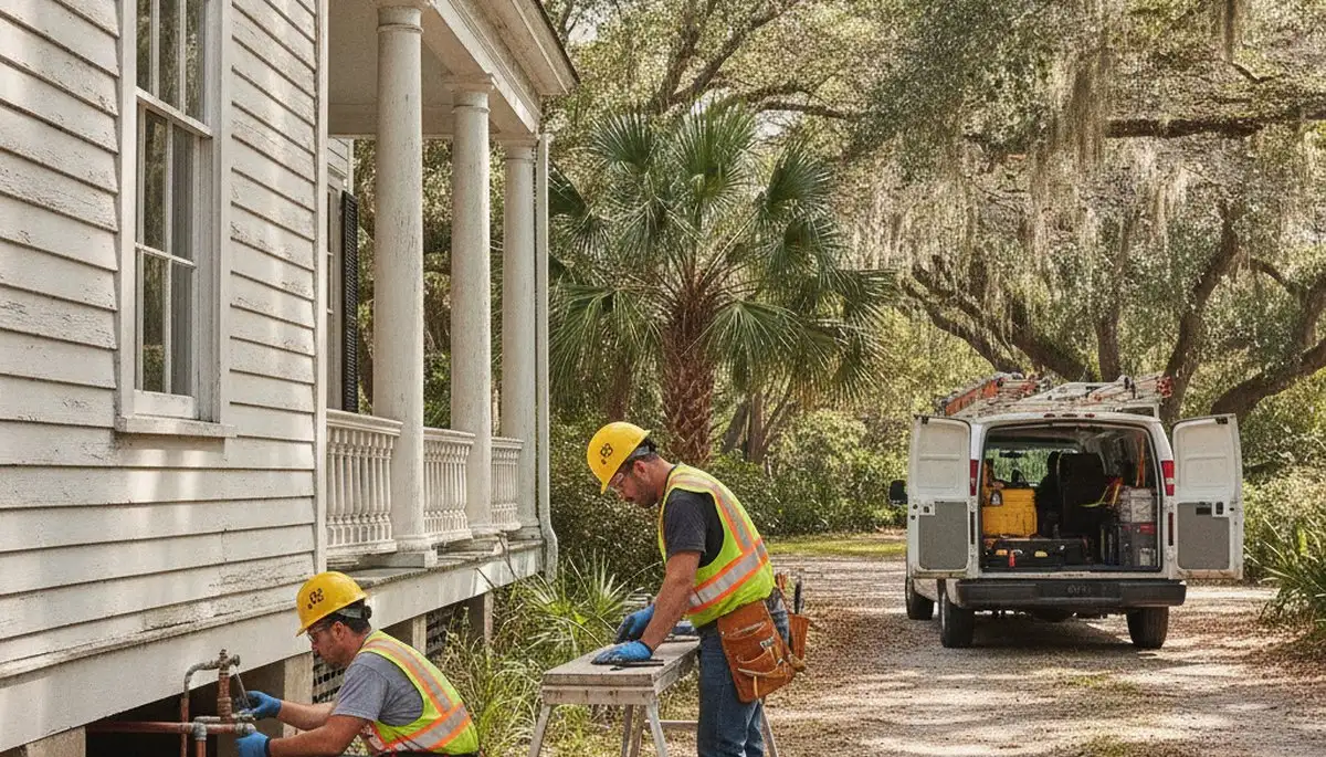 Emergency plumber in Charleston, SC providing fast leak and pipe repair service