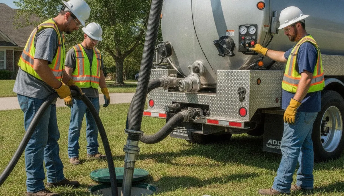Charleston, SC septic pumping service for homes, helping prevent backups and maintain drainage systems